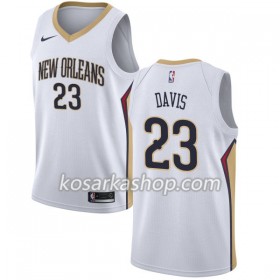 Dres New Orleans Pelicans Anthony Davis 23 Nike 2017-18 Bijela Swingman